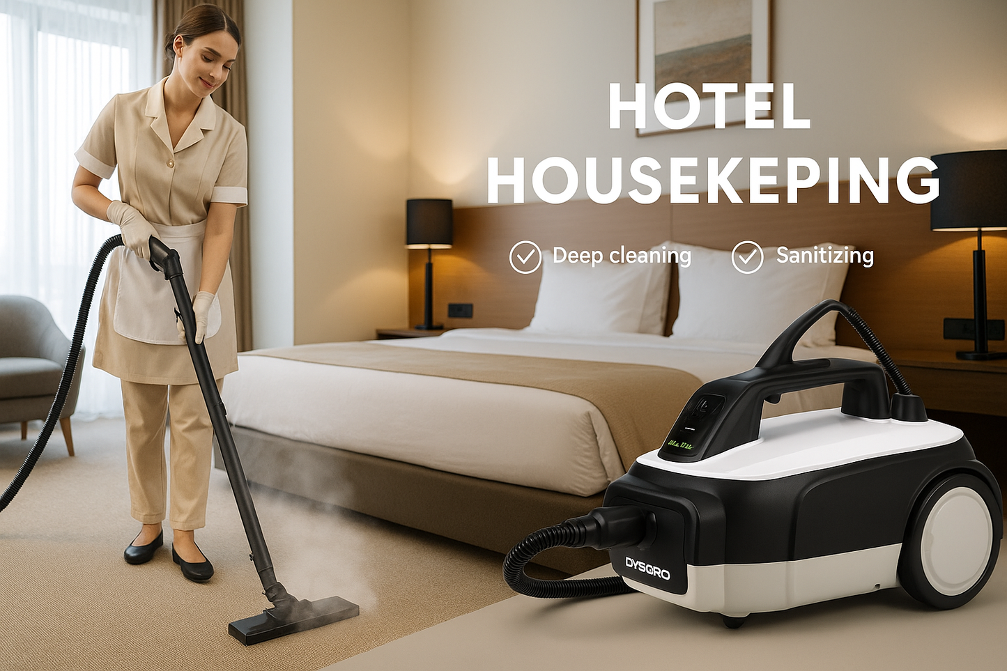 VSC28H Multifunctional Steam Cleaner | 1500W, 1.2 L Tank (Aluminum Boiler)