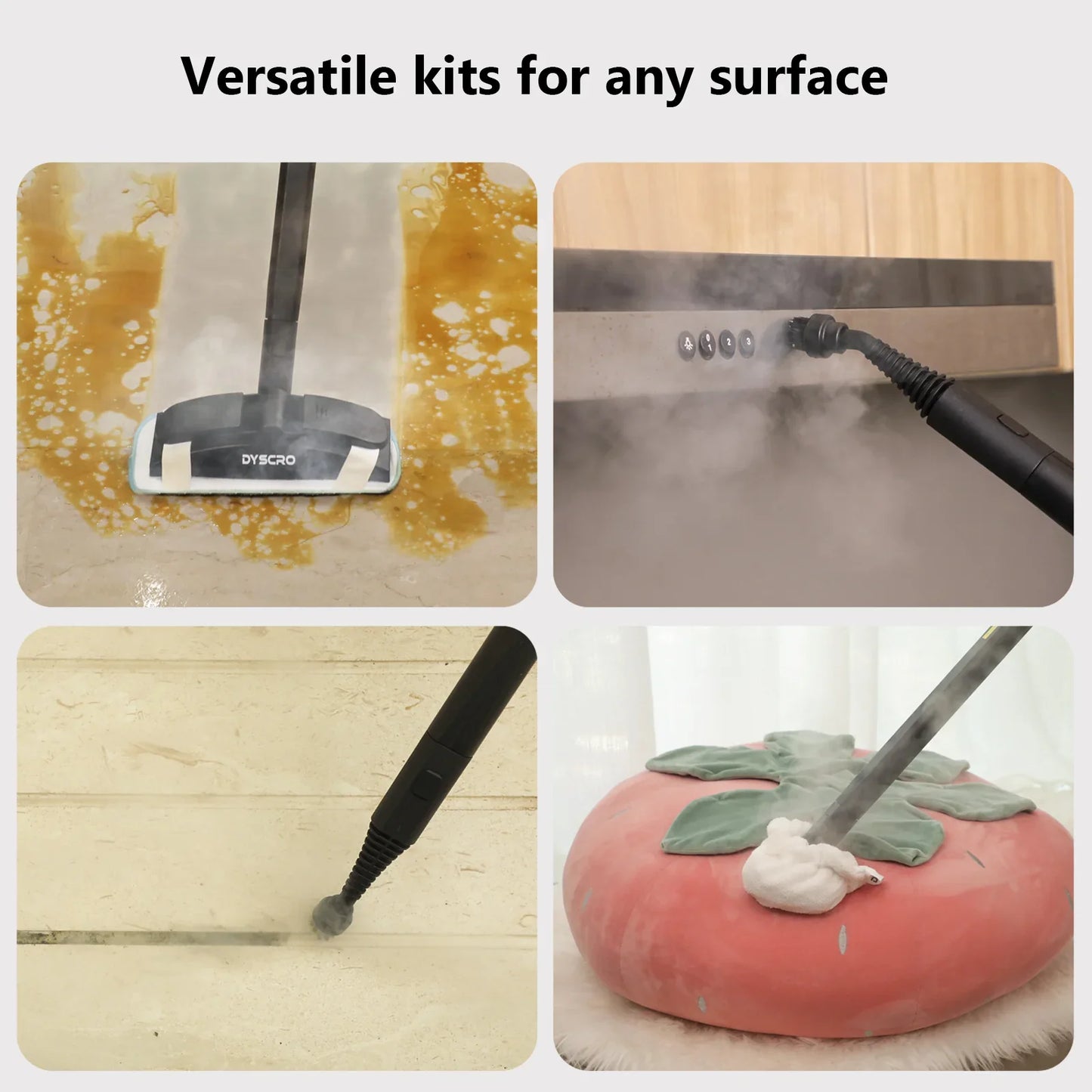 Portable Handheld Steam Cleaner VSC38B | 1200W, 350 ml Tank, 3-min Heat-Up