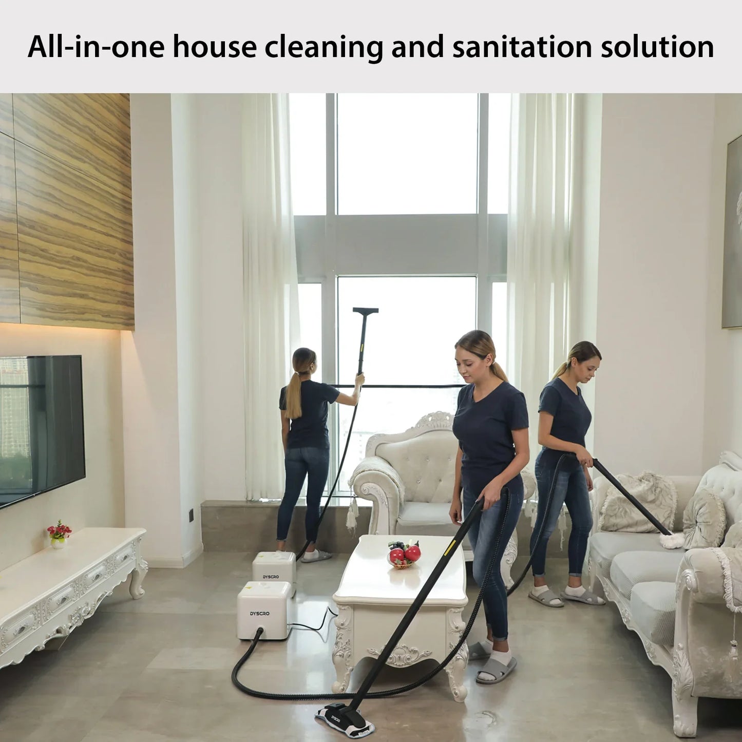 Commercial Steam Cleaner M1 | 280°F High Temp | 50-min Runtime – Dyscro